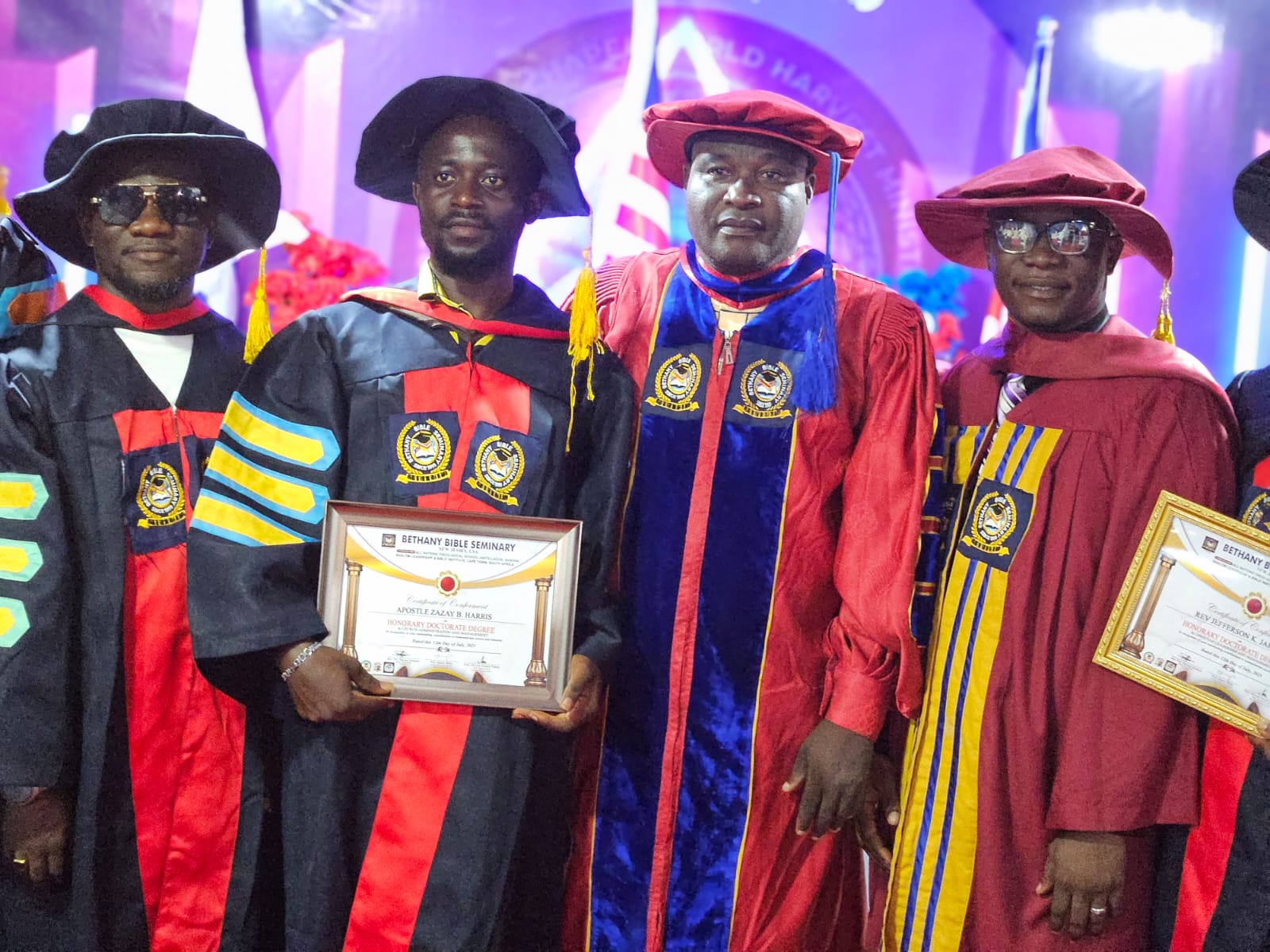 Honourary Doctorate Dr Harding